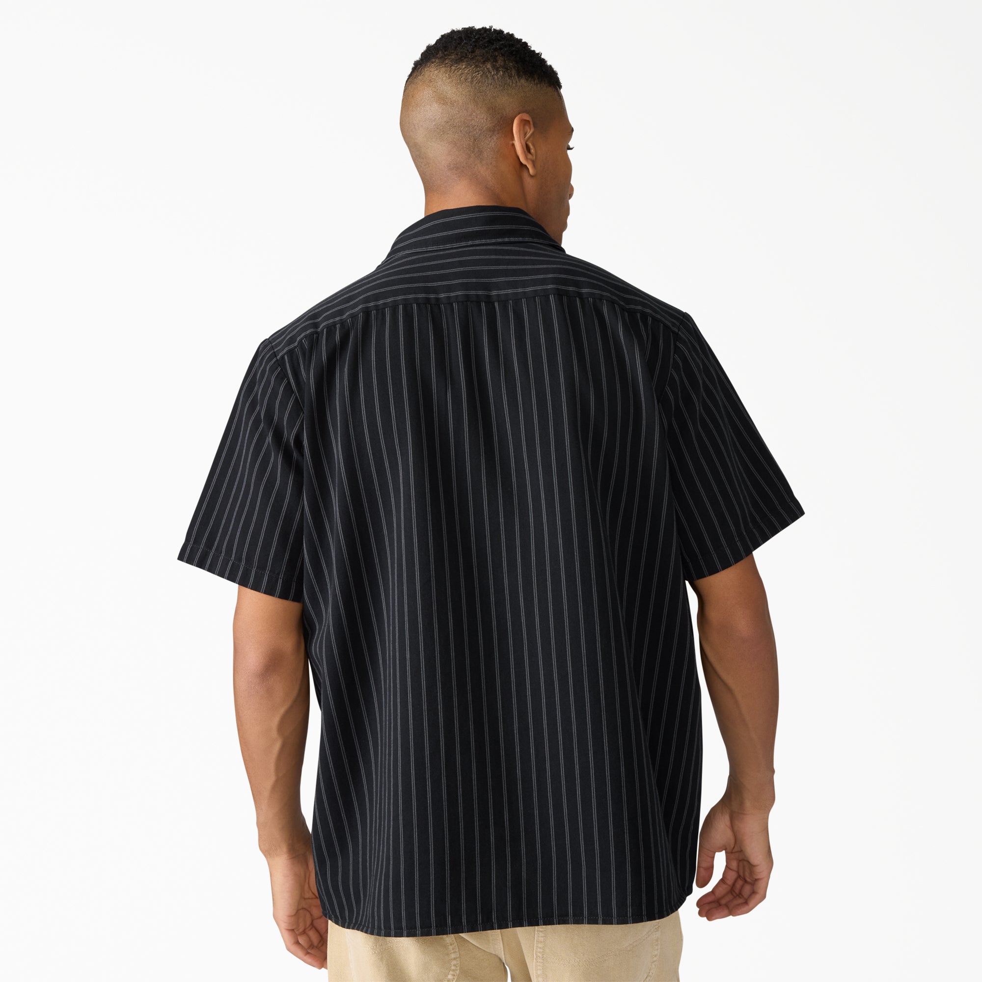"Worn In Striped Work Shirt"