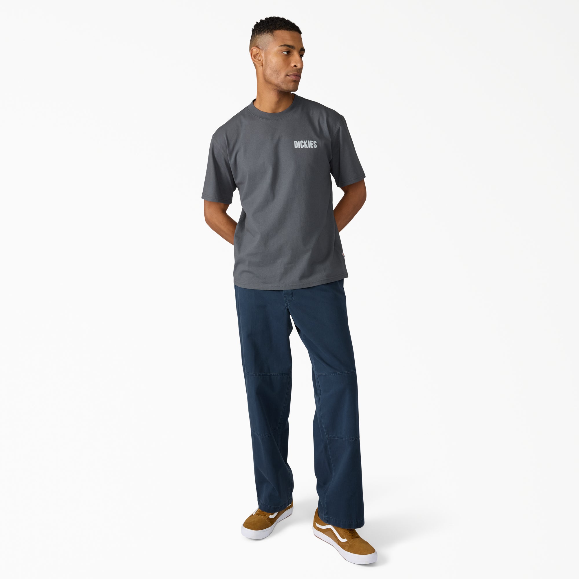"Worn In Double Knee Work Pants"