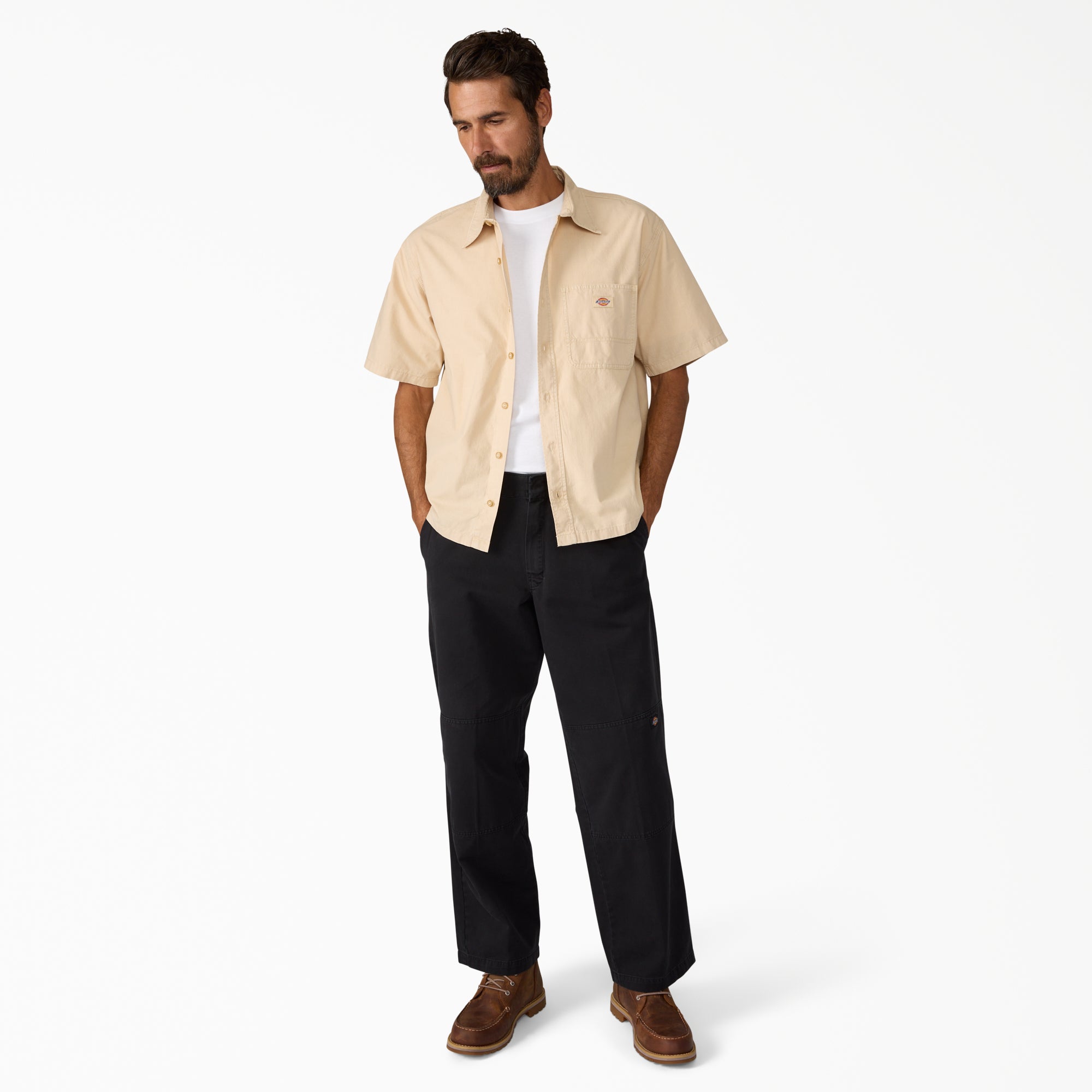 "Worn In Double Knee Work Pants"