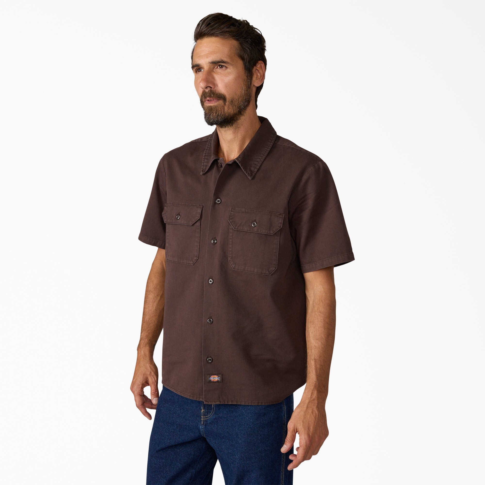 "Worn In Solid Work Shirt"
