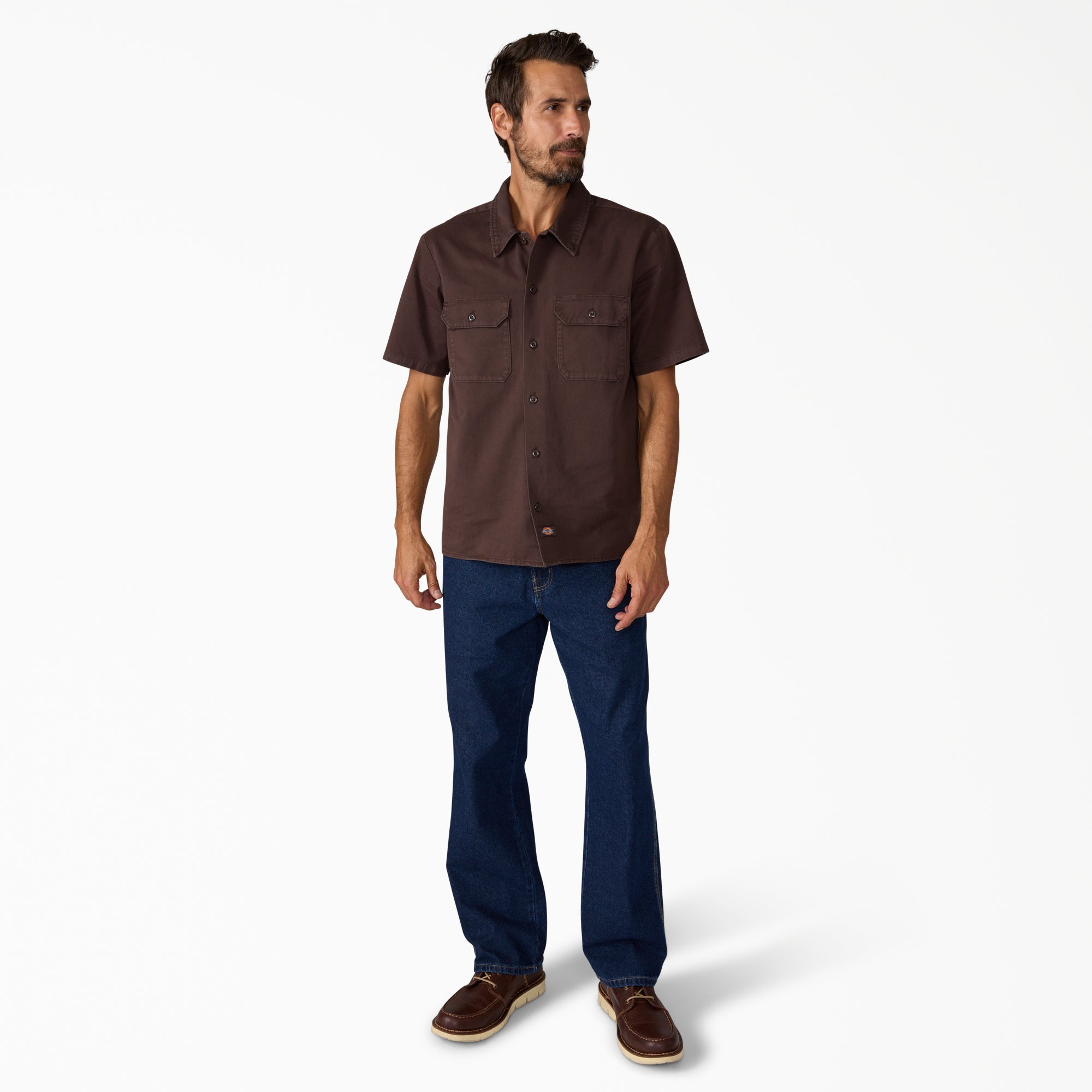 "Worn In Solid Work Shirt"