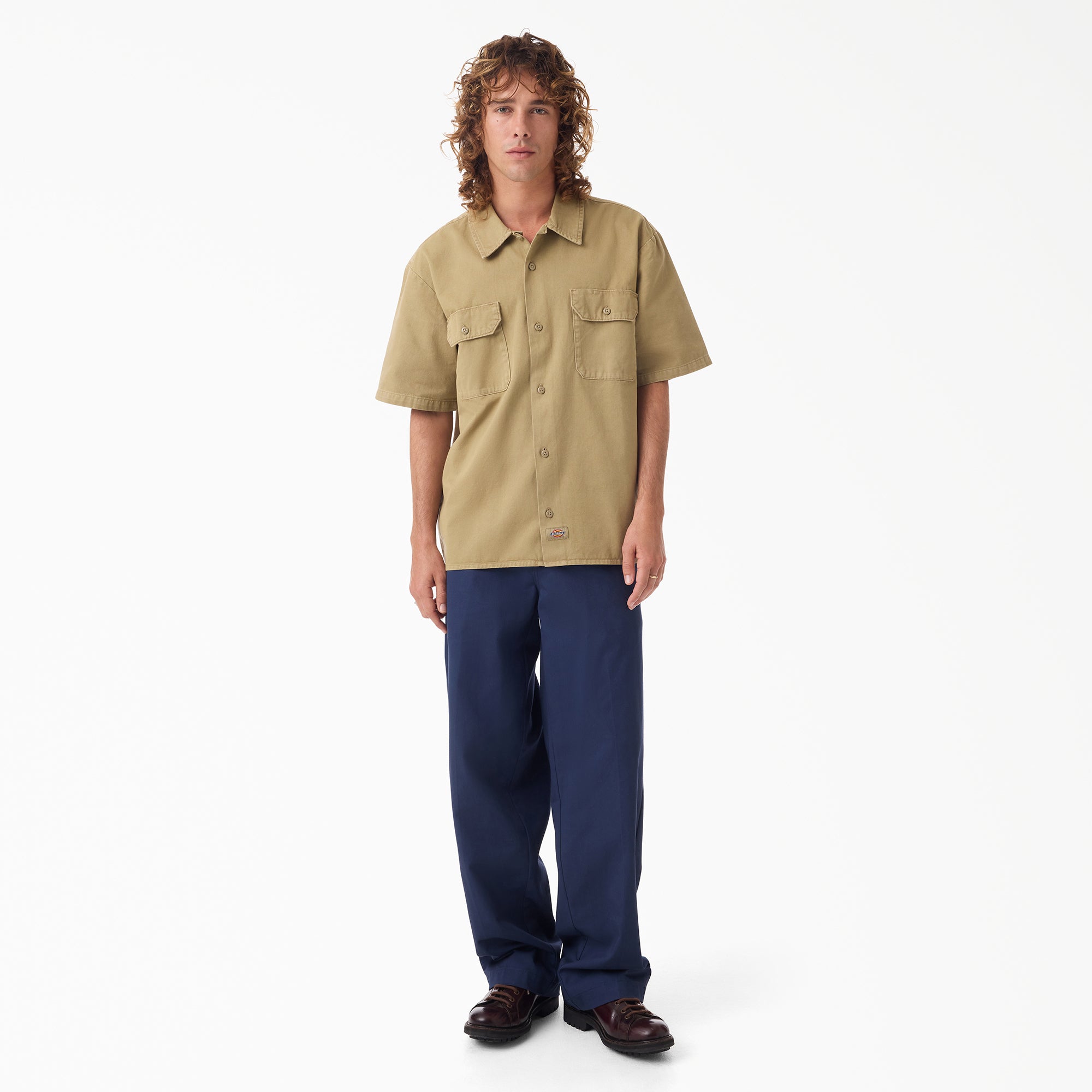 "Worn In Solid Work Shirt"