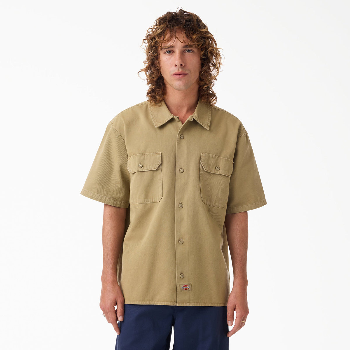 "Worn In Solid Work Shirt"
