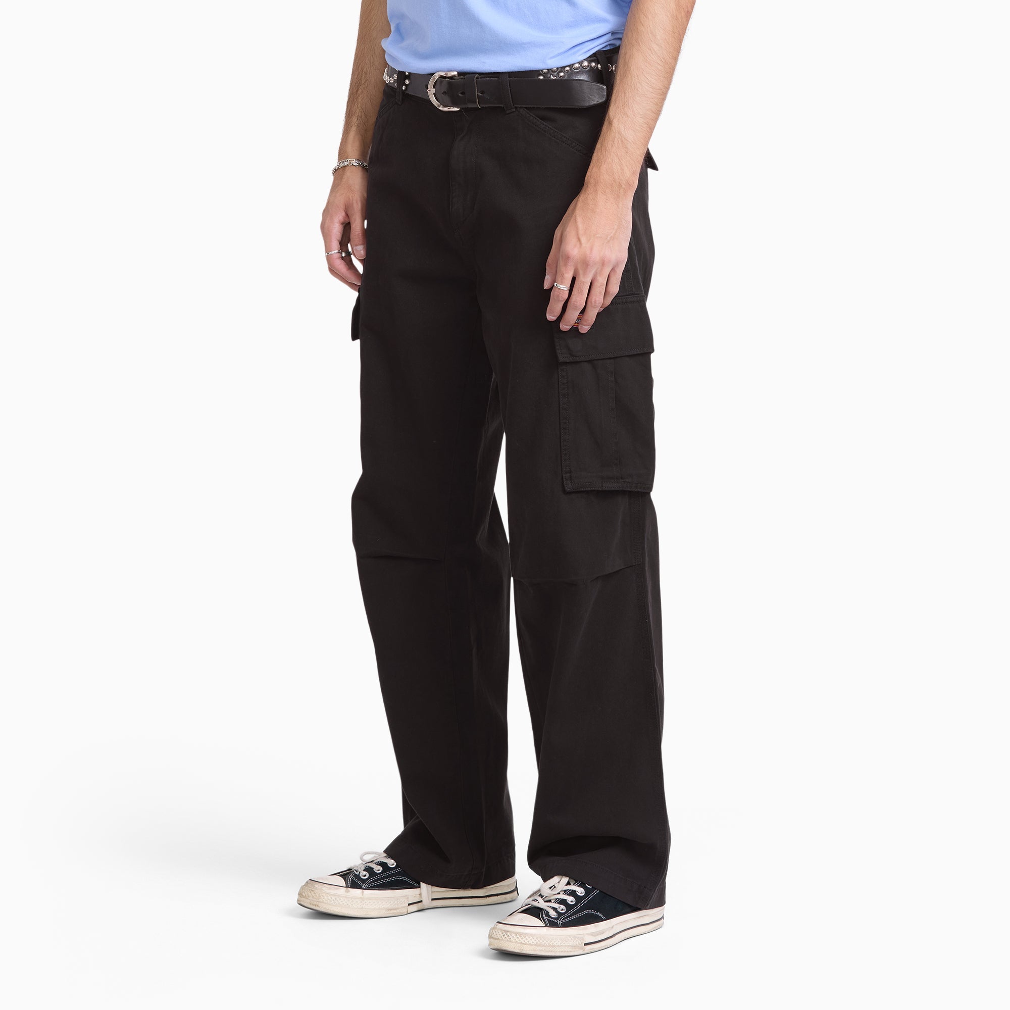 "247 Loose Straight Garment Dyed Cargo Pants"