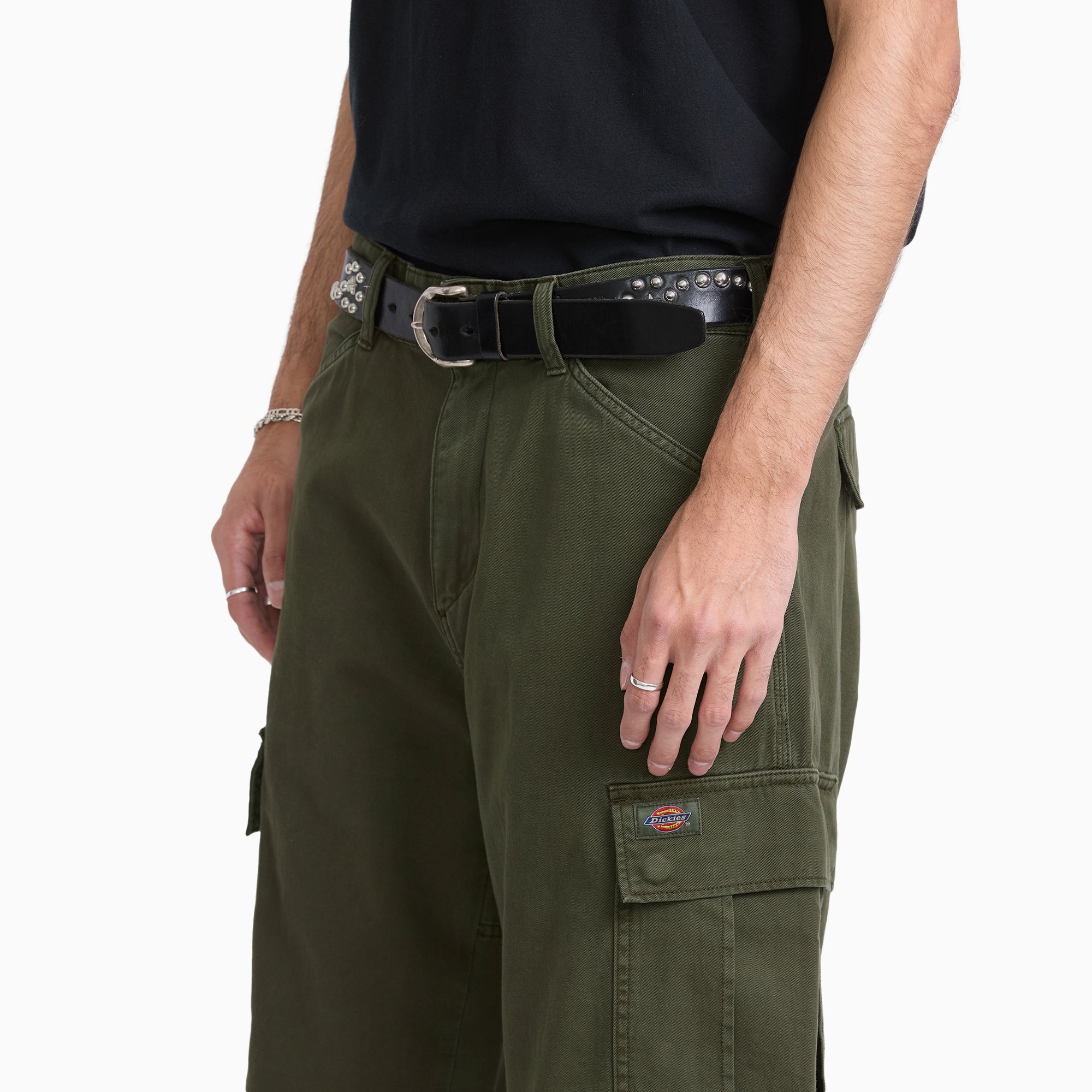 "247 Loose Straight Garment Dyed Cargo Pants"
