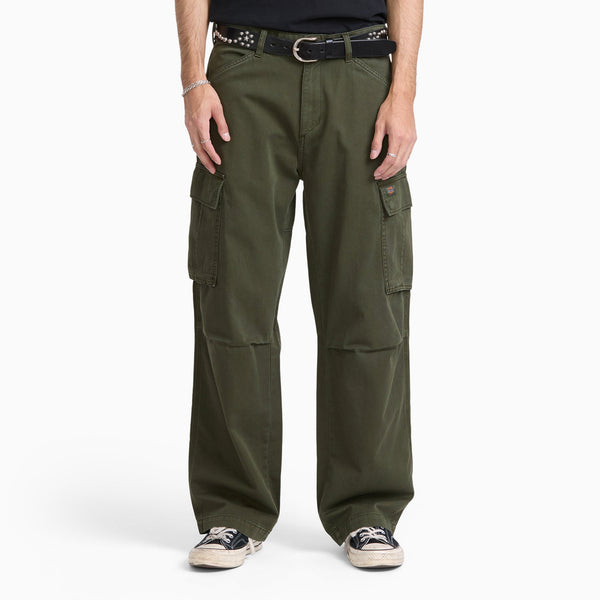 247 Loose Straight Garment Dyed Cargo Pants