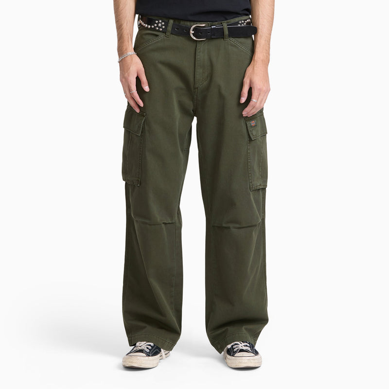 247 Loose Straight Garment Dyed Cargo Pants