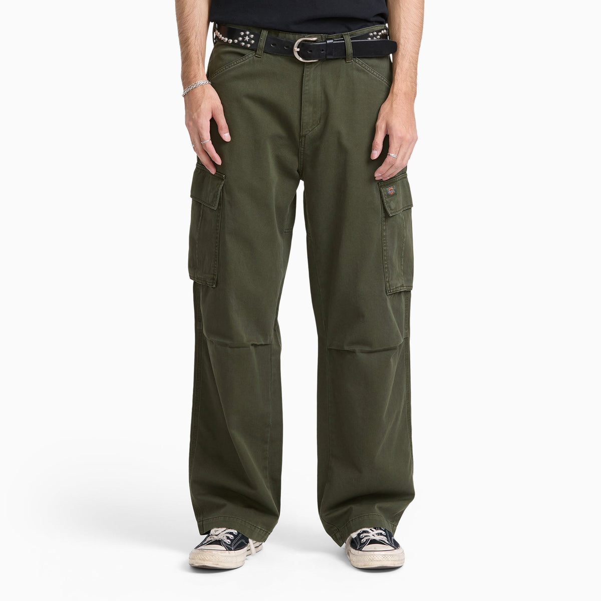 "247 Loose Straight Garment Dyed Cargo Pants"