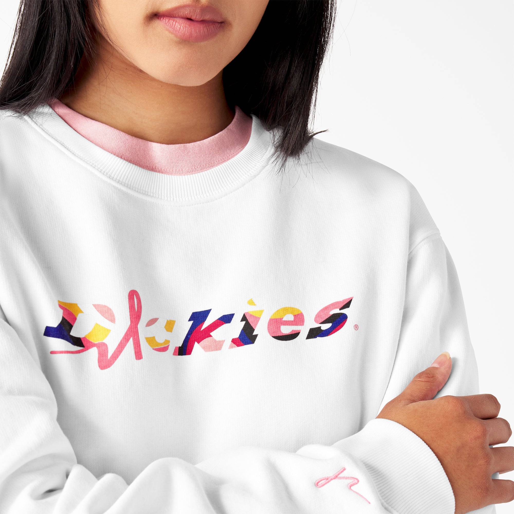 "Breast Cancer Awareness Logo Sweatshirt"