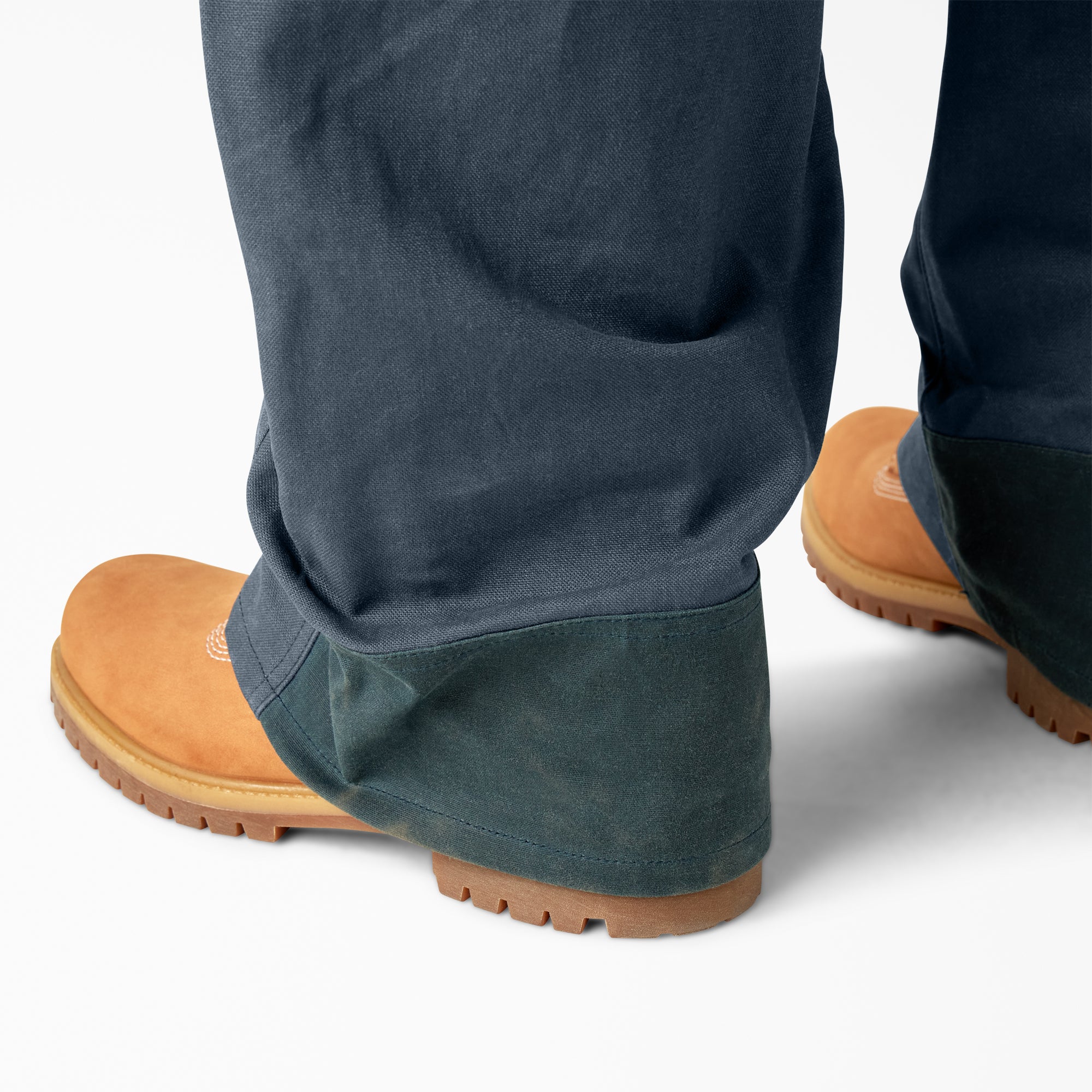 "Waxed Canvas Double Front Bib Overalls"