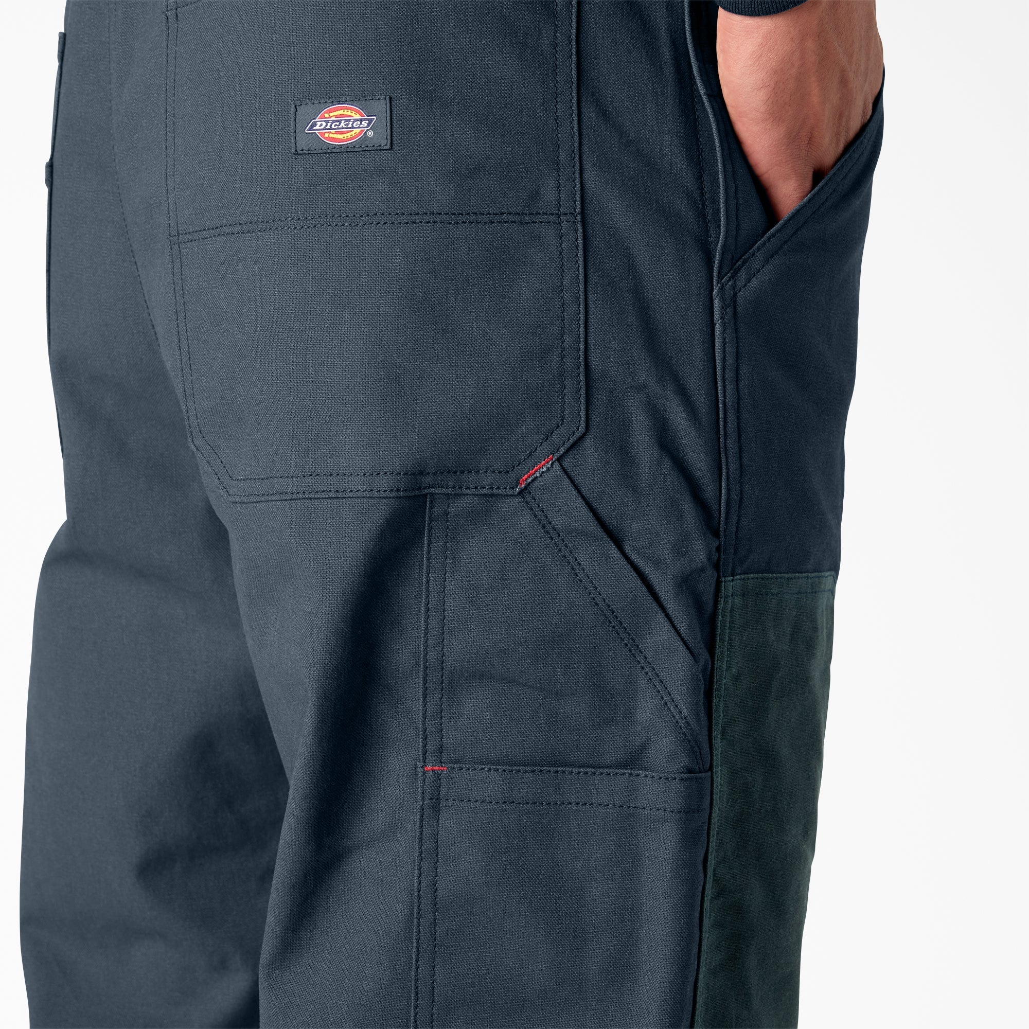 "Waxed Canvas Double Front Bib Overalls"