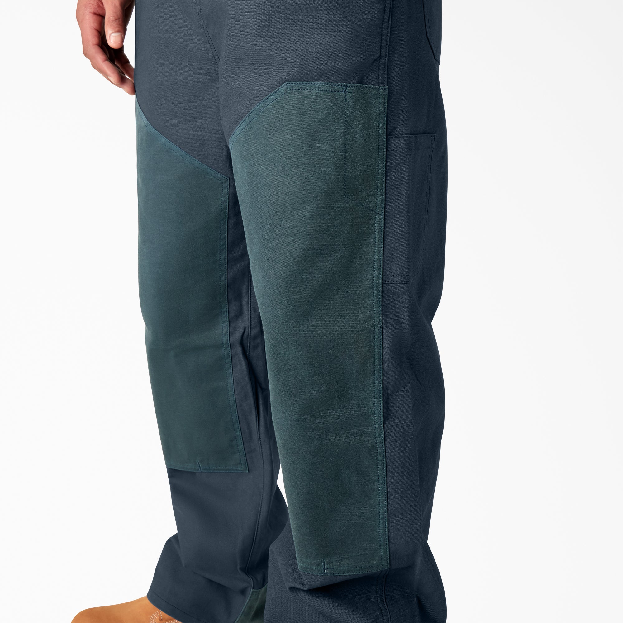"Waxed Canvas Double Front Bib Overalls"