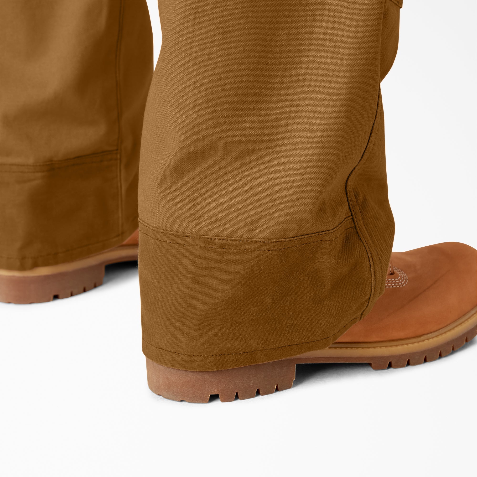 "Waxed Canvas Double Front Bib Overalls"