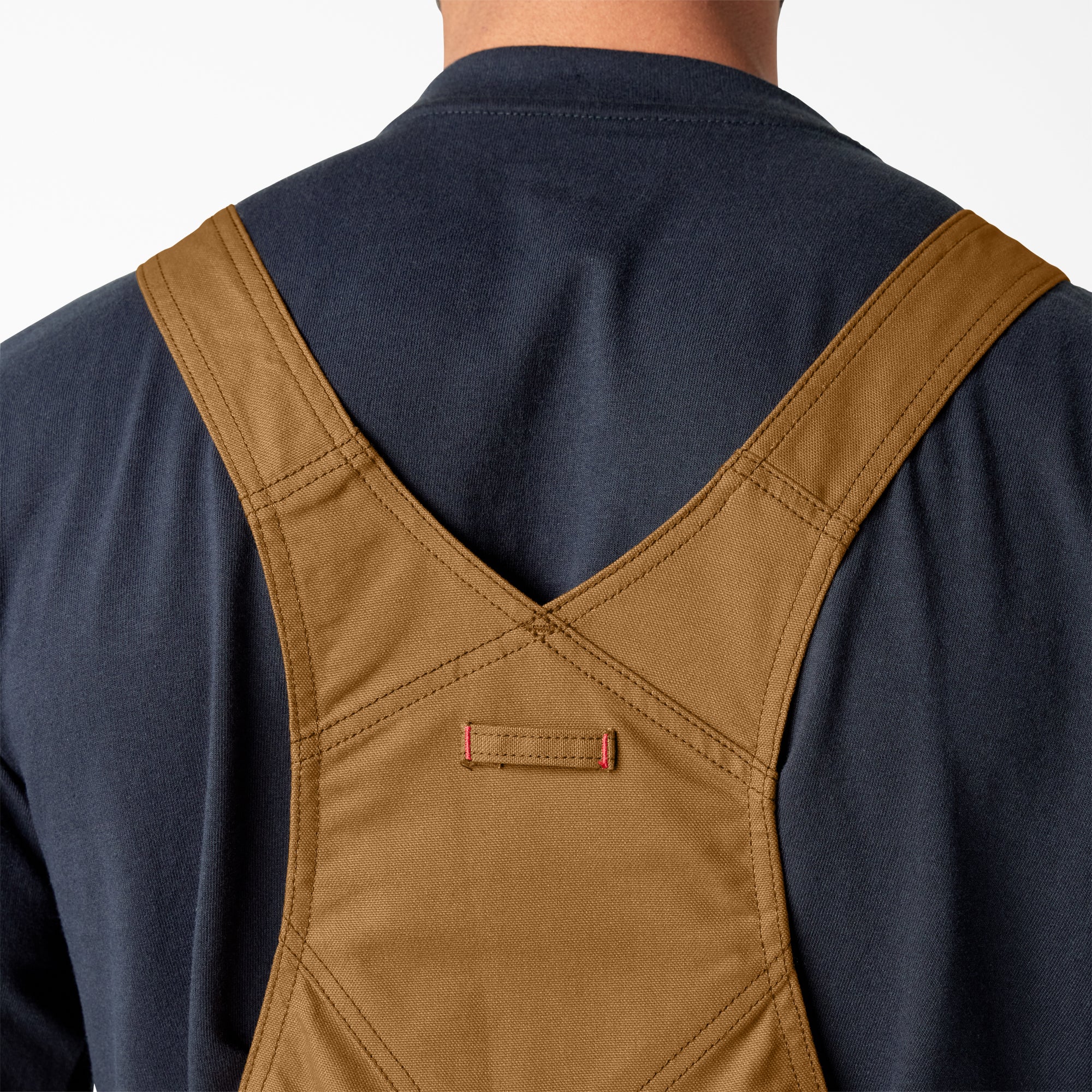 "Waxed Canvas Double Front Bib Overalls"