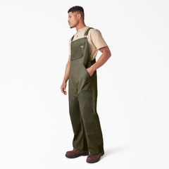 "Waxed Canvas Double Front Bib Overalls"