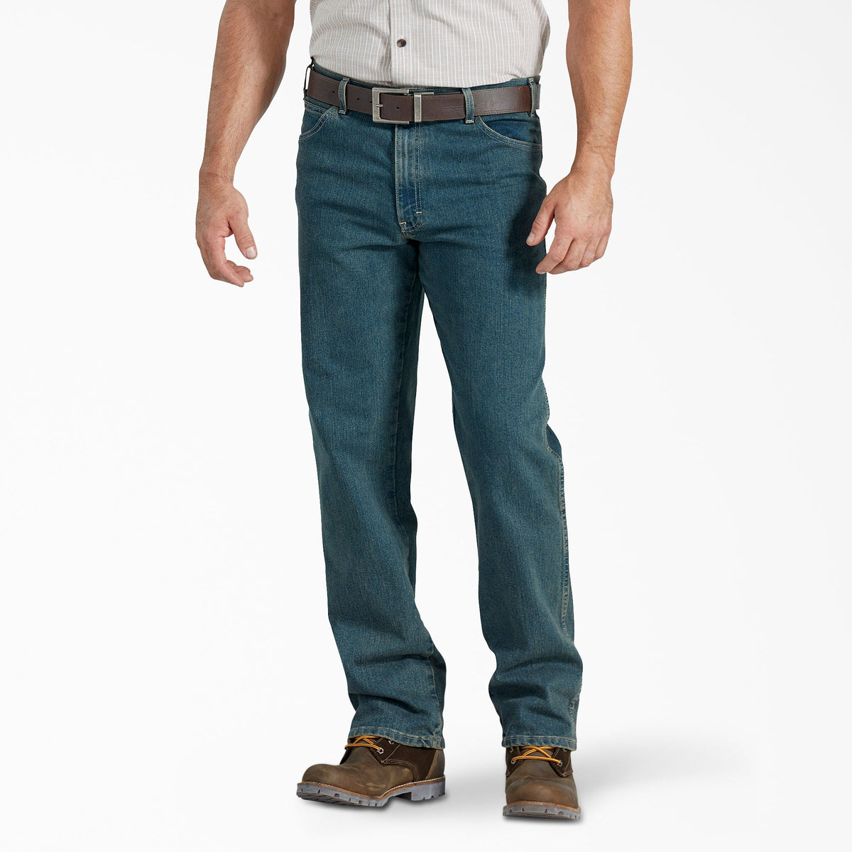 "FLEX Active Waist Relaxed Fit Jeans"