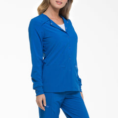 "Women's EDS Essentials Snap Front Scrub Jacket"
