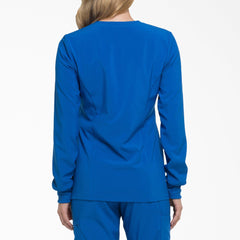"Women's EDS Essentials Snap Front Scrub Jacket"