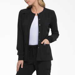 "Women's EDS Essentials Snap Front Scrub Jacket"