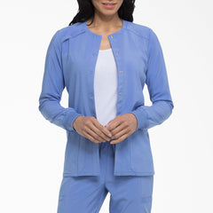 "Women's EDS Essentials Snap Front Scrub Jacket"