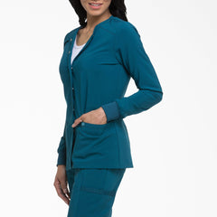 "Women's EDS Essentials Snap Front Scrub Jacket"