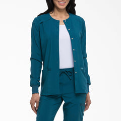 "Women's EDS Essentials Snap Front Scrub Jacket"