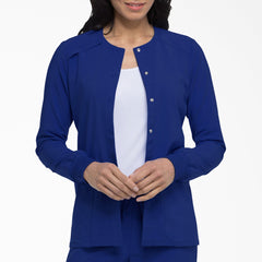 "Women's EDS Essentials Snap Front Scrub Jacket"
