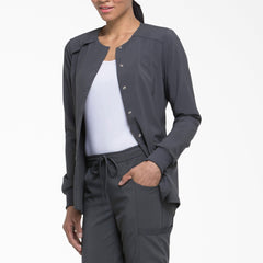 "Women's EDS Essentials Snap Front Scrub Jacket"