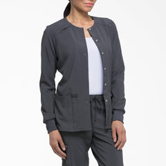 "Women's EDS Essentials Snap Front Scrub Jacket"