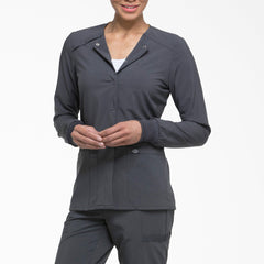 "Women's EDS Essentials Snap Front Scrub Jacket"
