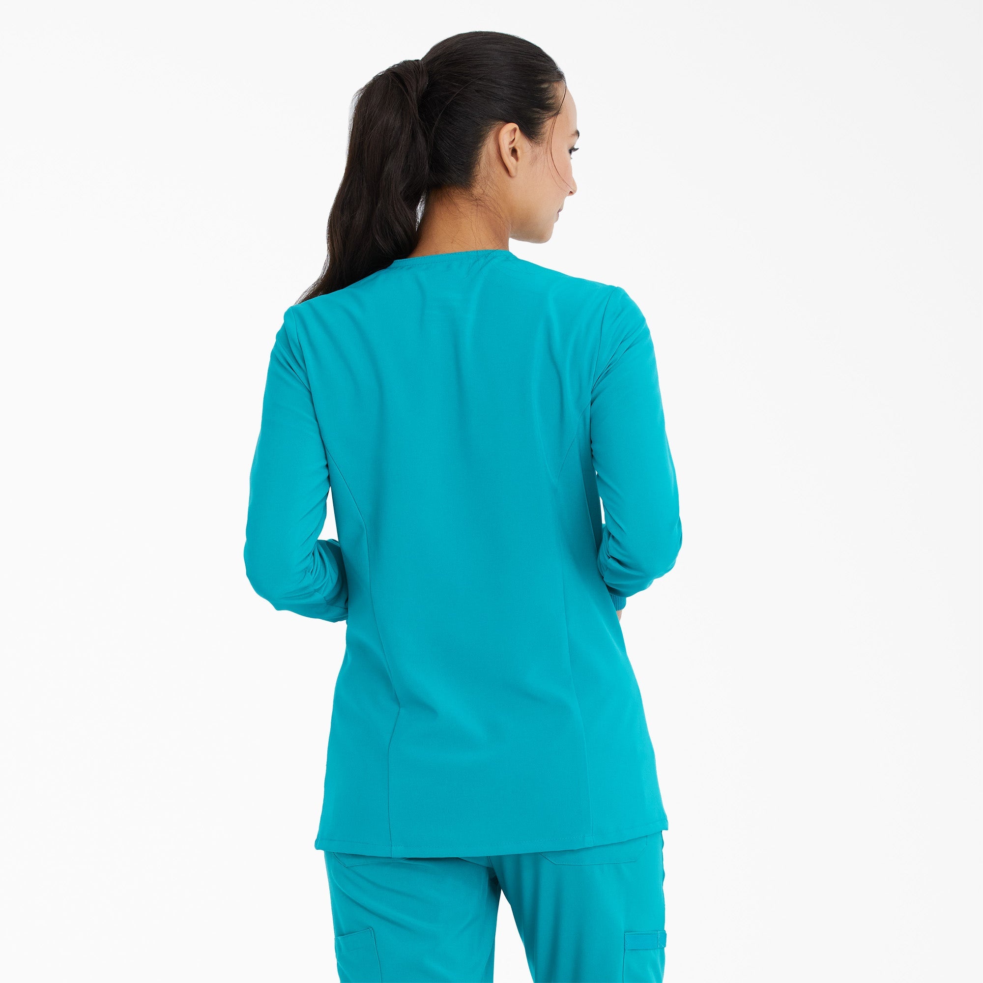 "Women's EDS Essentials Snap Front Scrub Jacket"