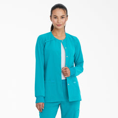 "Women's EDS Essentials Snap Front Scrub Jacket"