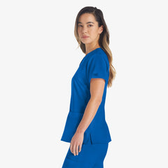 "Women's EDS Essentials V-Neck Scrub Top"