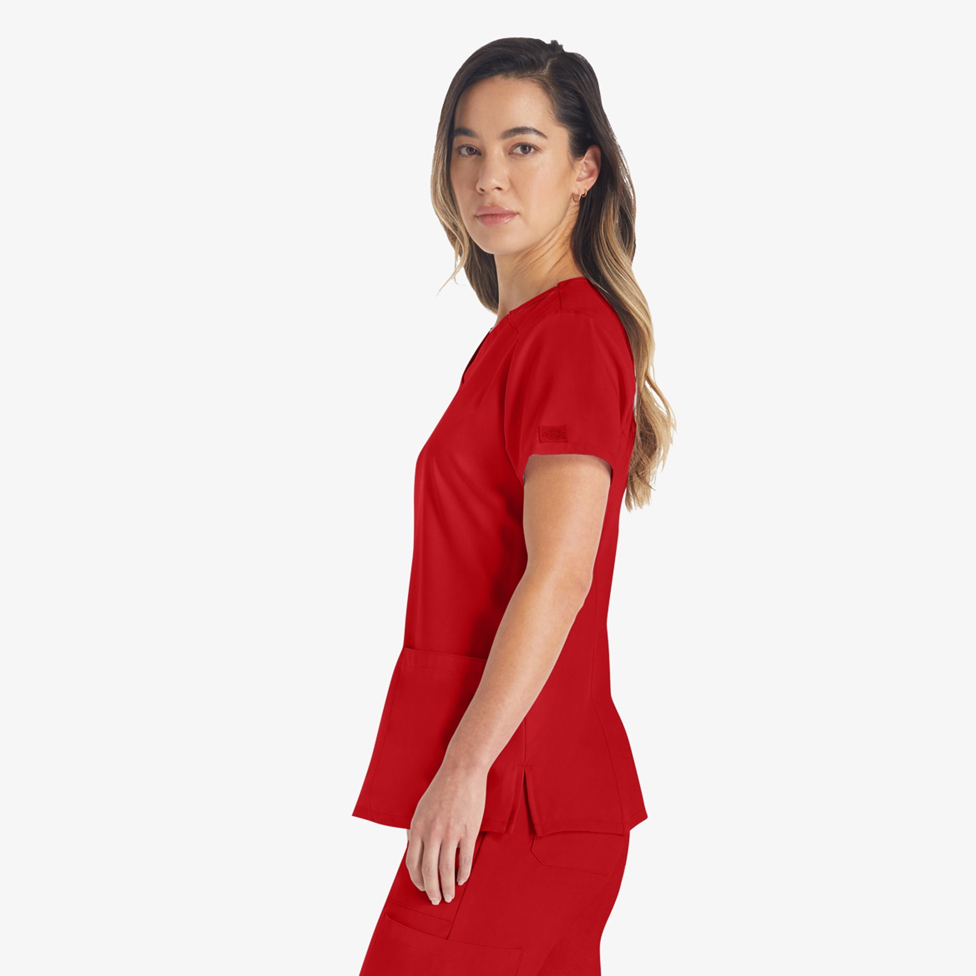 "Women's EDS Essentials V-Neck Scrub Top"