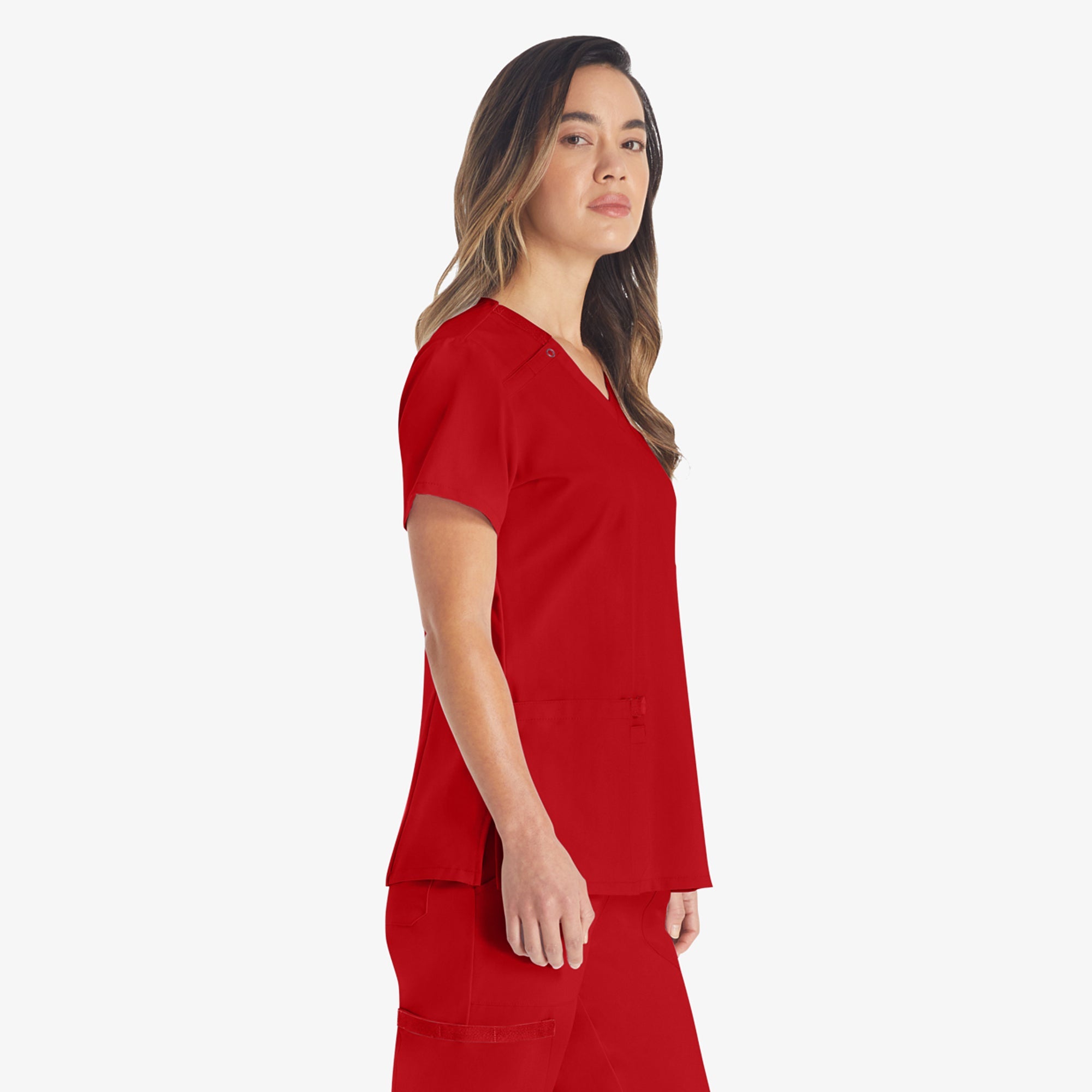 "Women's EDS Essentials V-Neck Scrub Top"