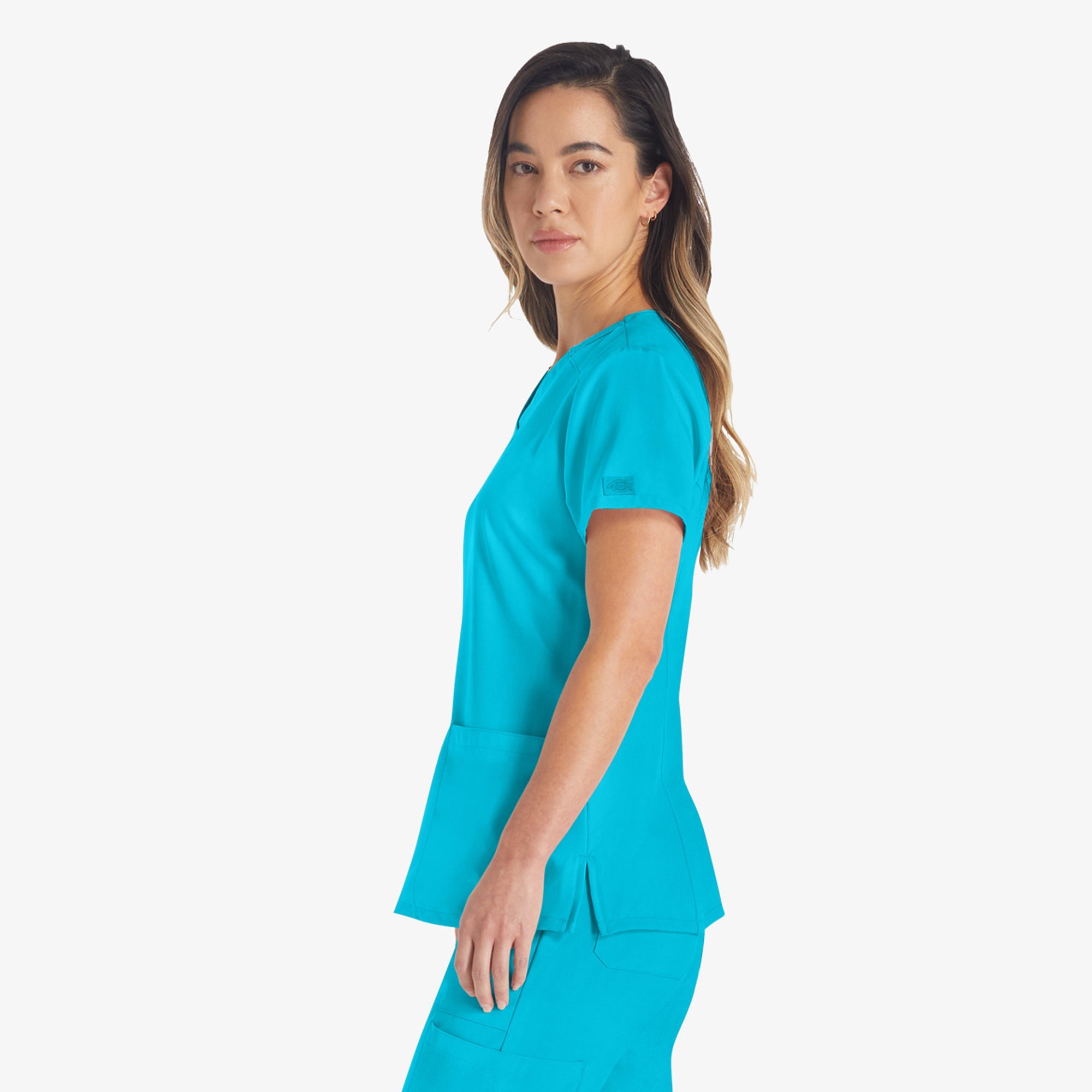 "Women's EDS Essentials V-Neck Scrub Top"