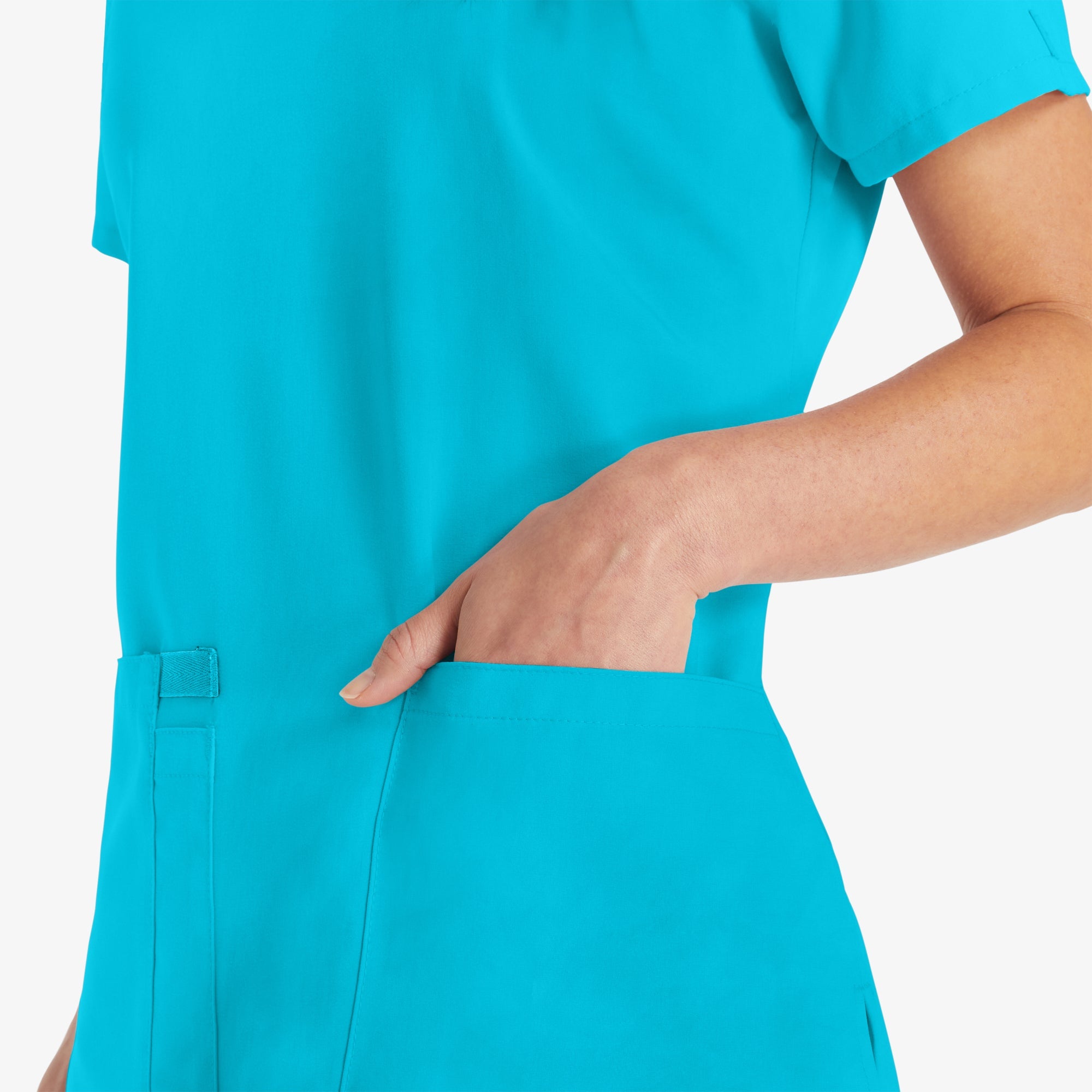 "Women's EDS Essentials V-Neck Scrub Top"