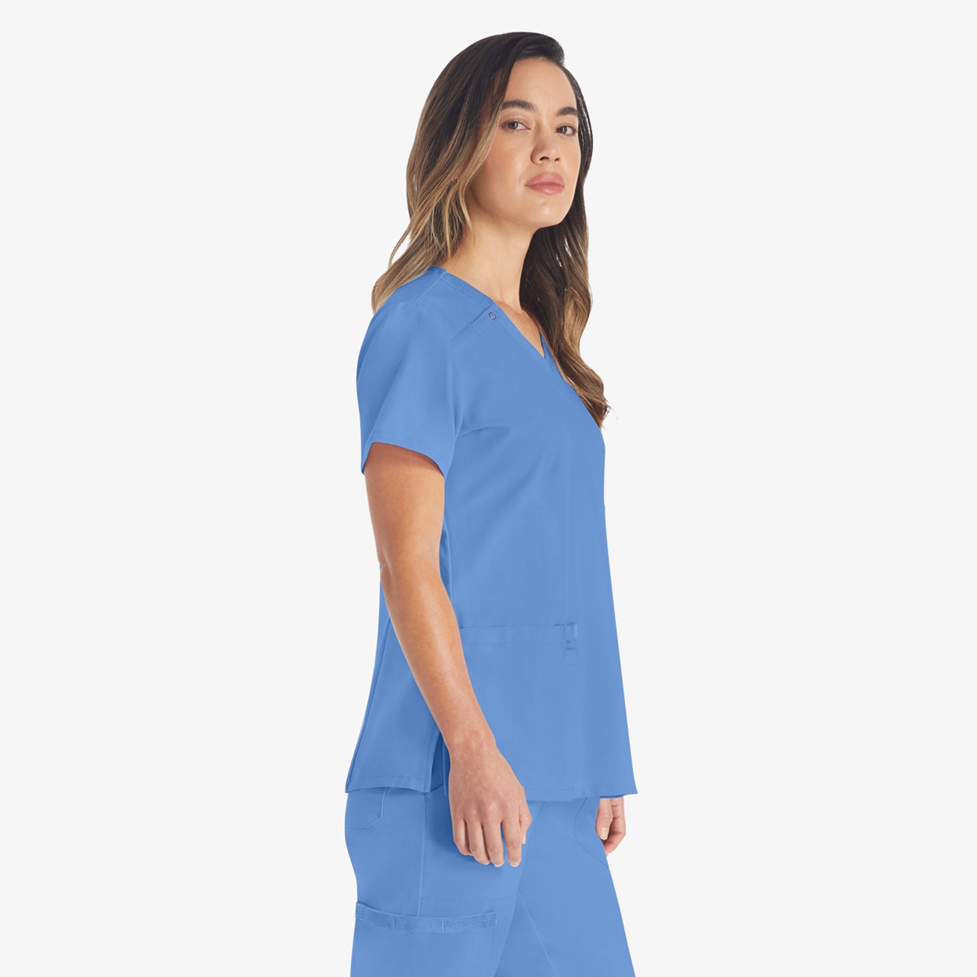 "Women's EDS Essentials V-Neck Scrub Top"