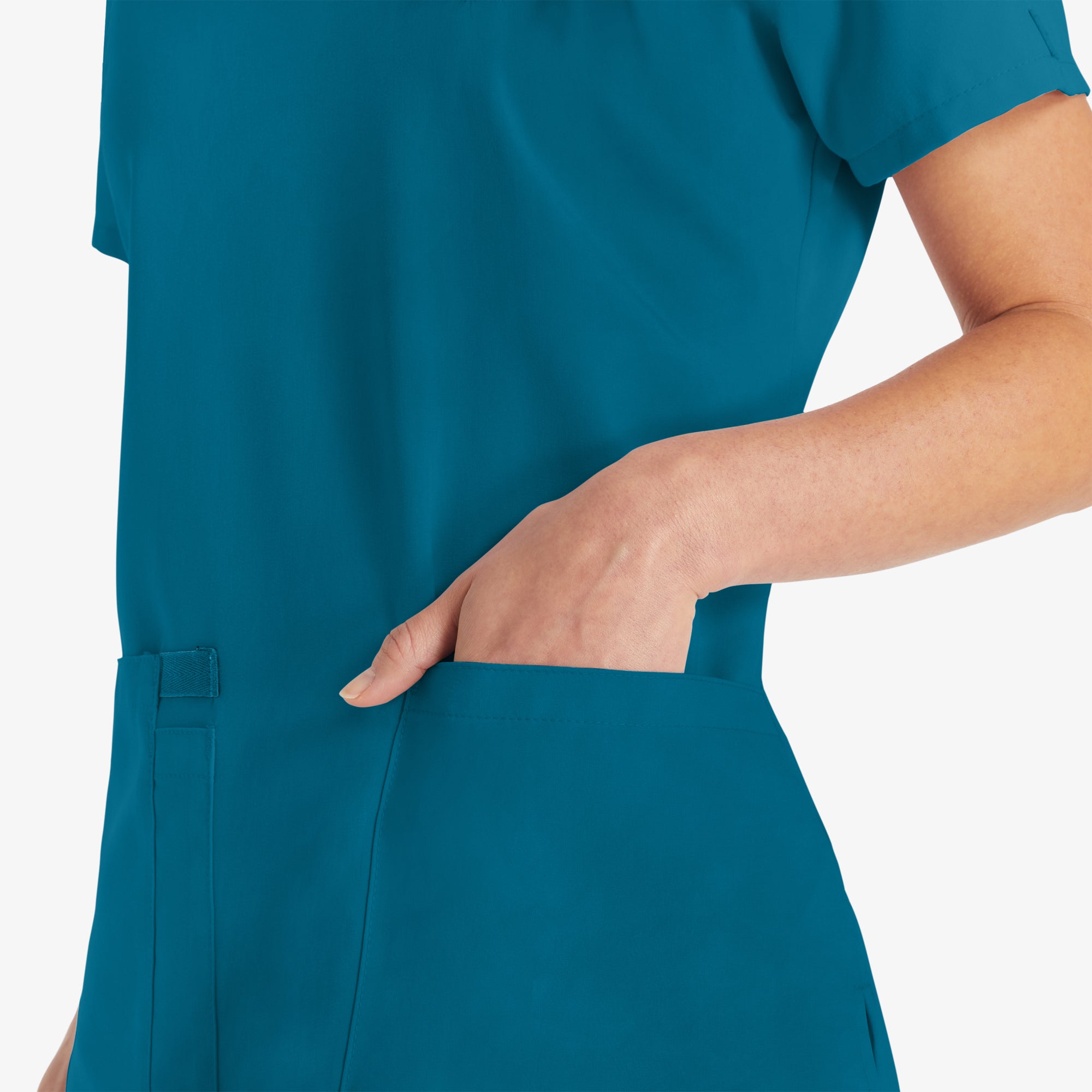 "Women's EDS Essentials V-Neck Scrub Top"