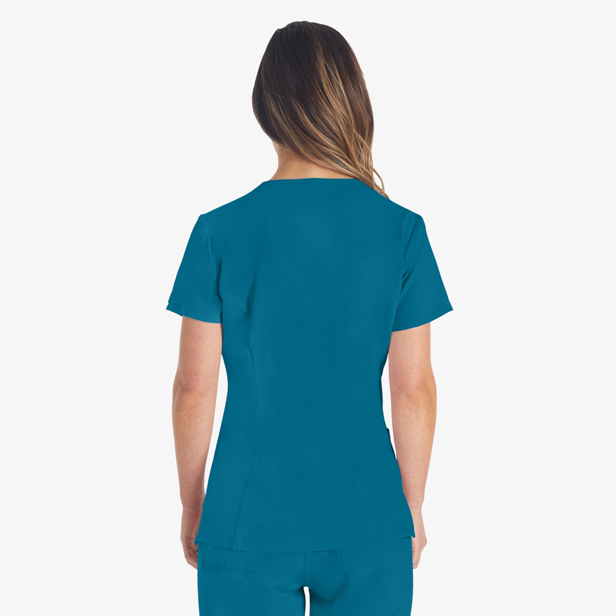 "Women's EDS Essentials V-Neck Scrub Top"