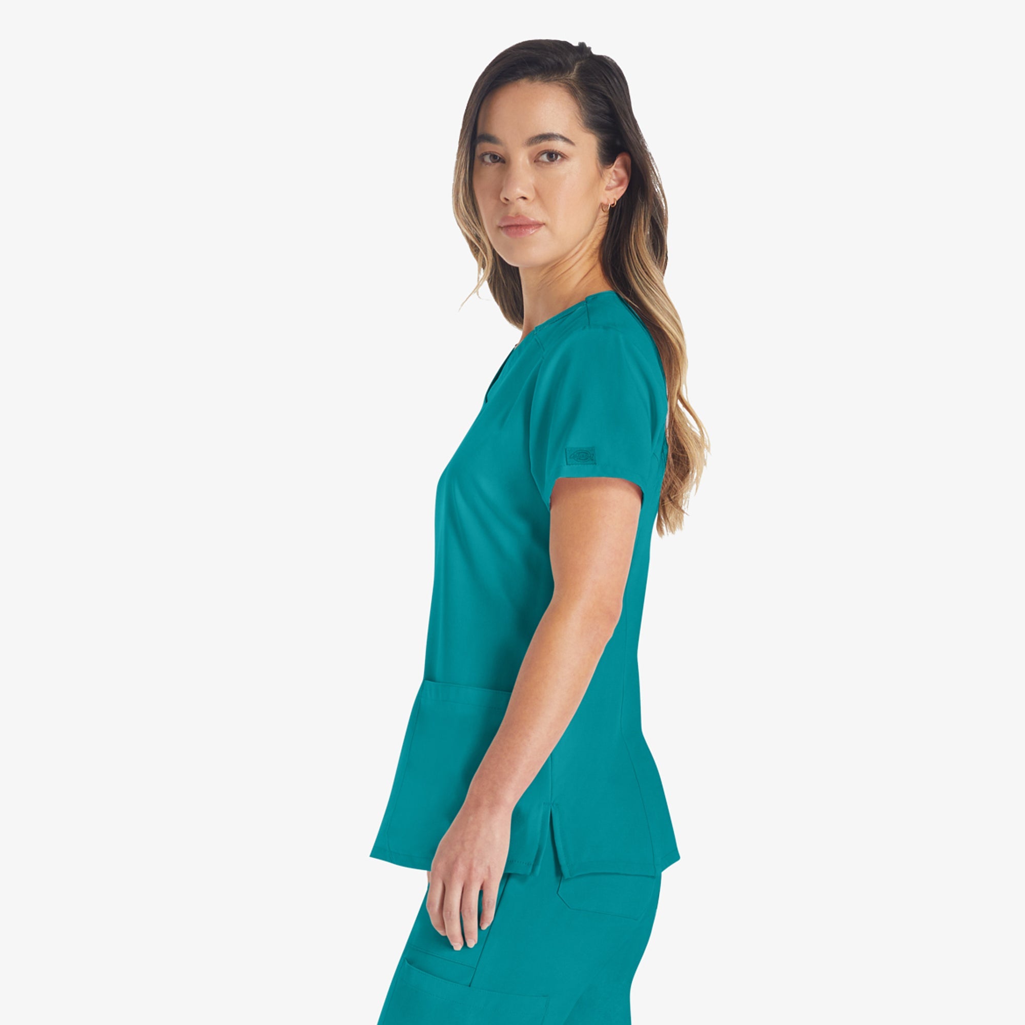 "Women's EDS Essentials V-Neck Scrub Top"