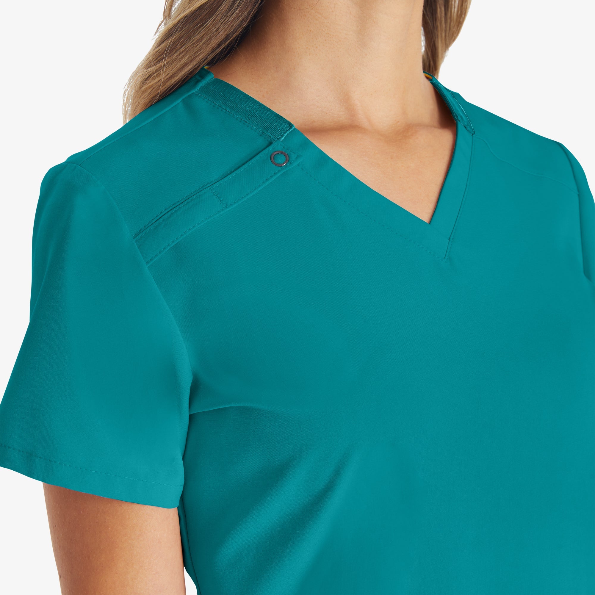 "Women's EDS Essentials V-Neck Scrub Top"