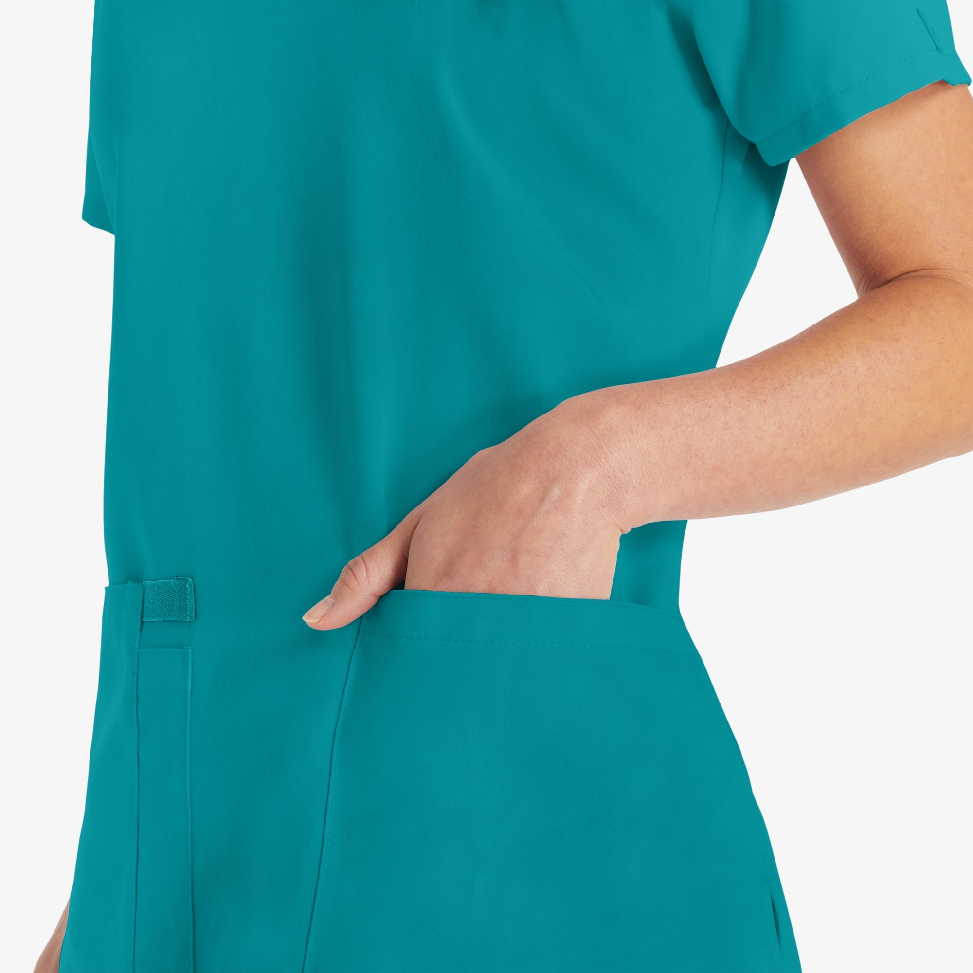 "Women's EDS Essentials V-Neck Scrub Top"