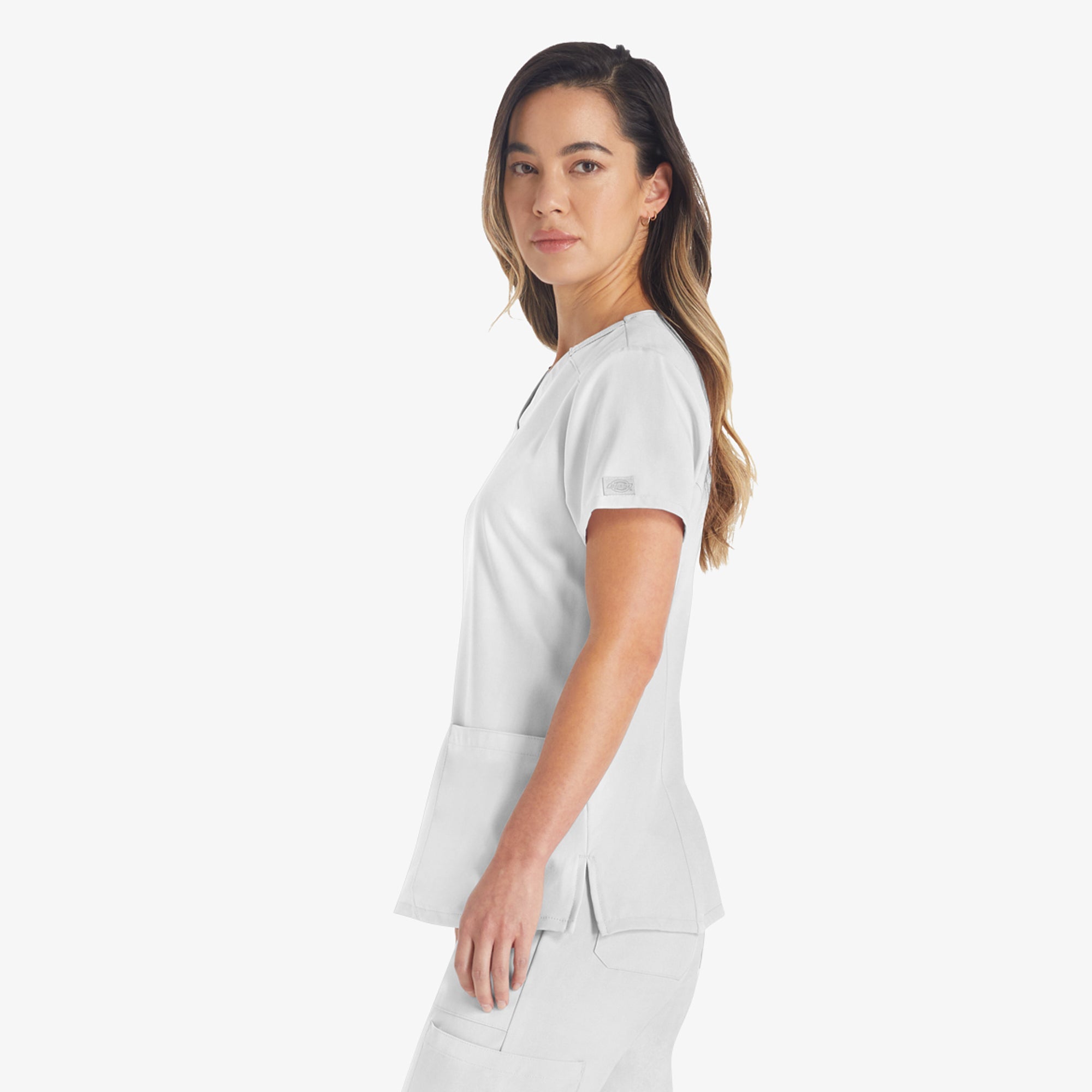 "Women's EDS Essentials V-Neck Scrub Top"