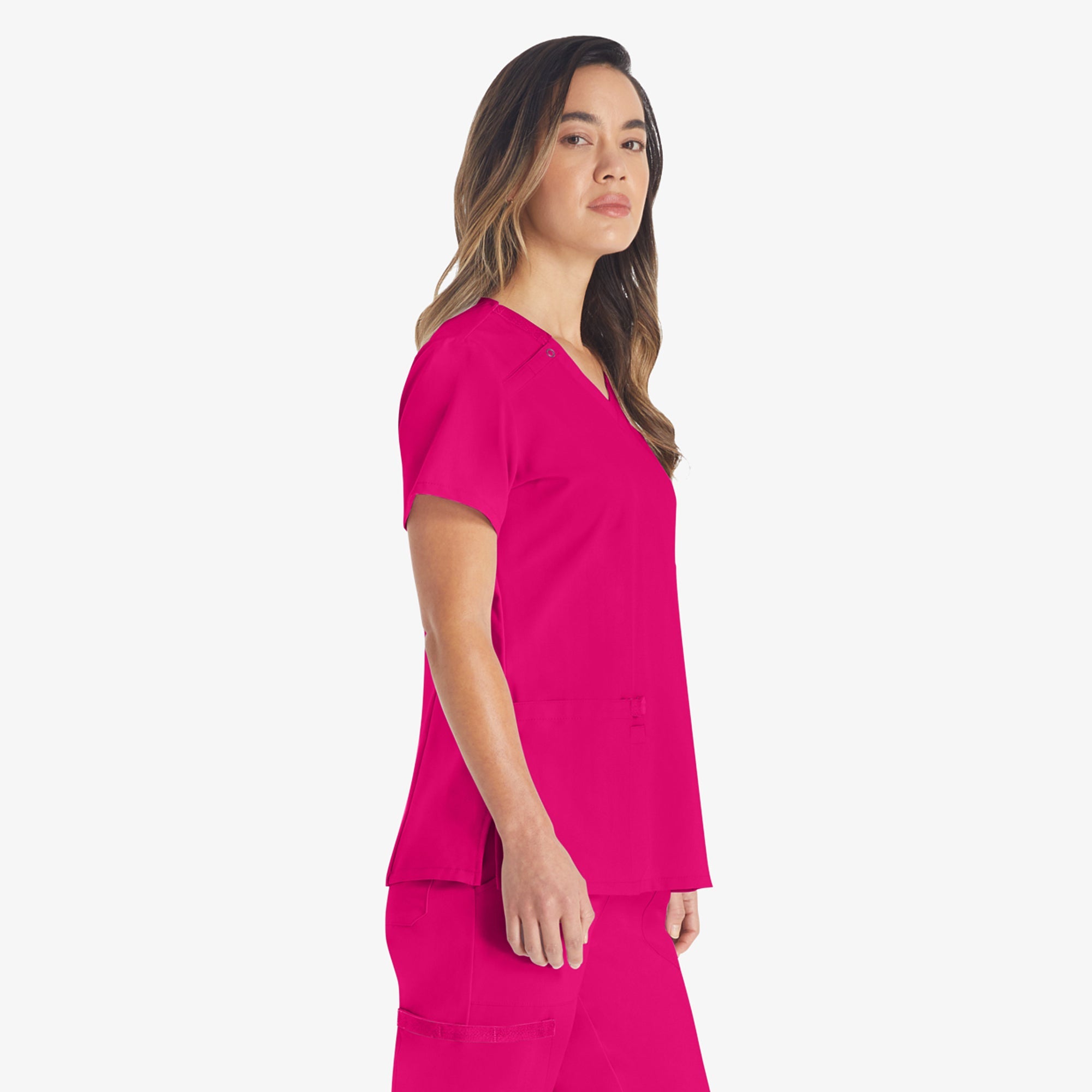 "Women's EDS Essentials V-Neck Scrub Top"