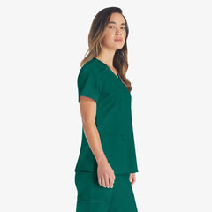 "Women's EDS Essentials V-Neck Scrub Top"