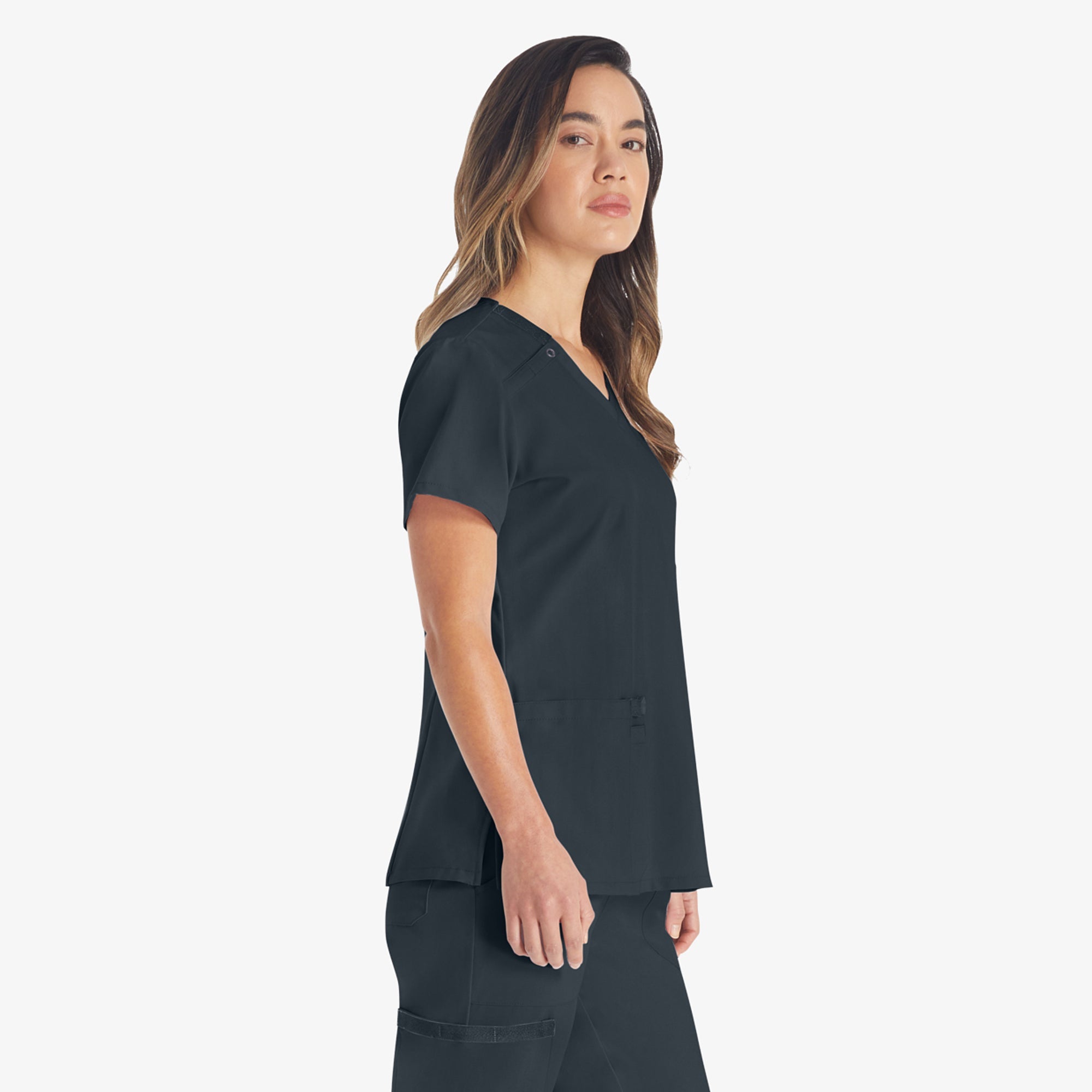 "Women's EDS Essentials V-Neck Scrub Top"