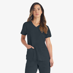 "Women's EDS Essentials V-Neck Scrub Top"