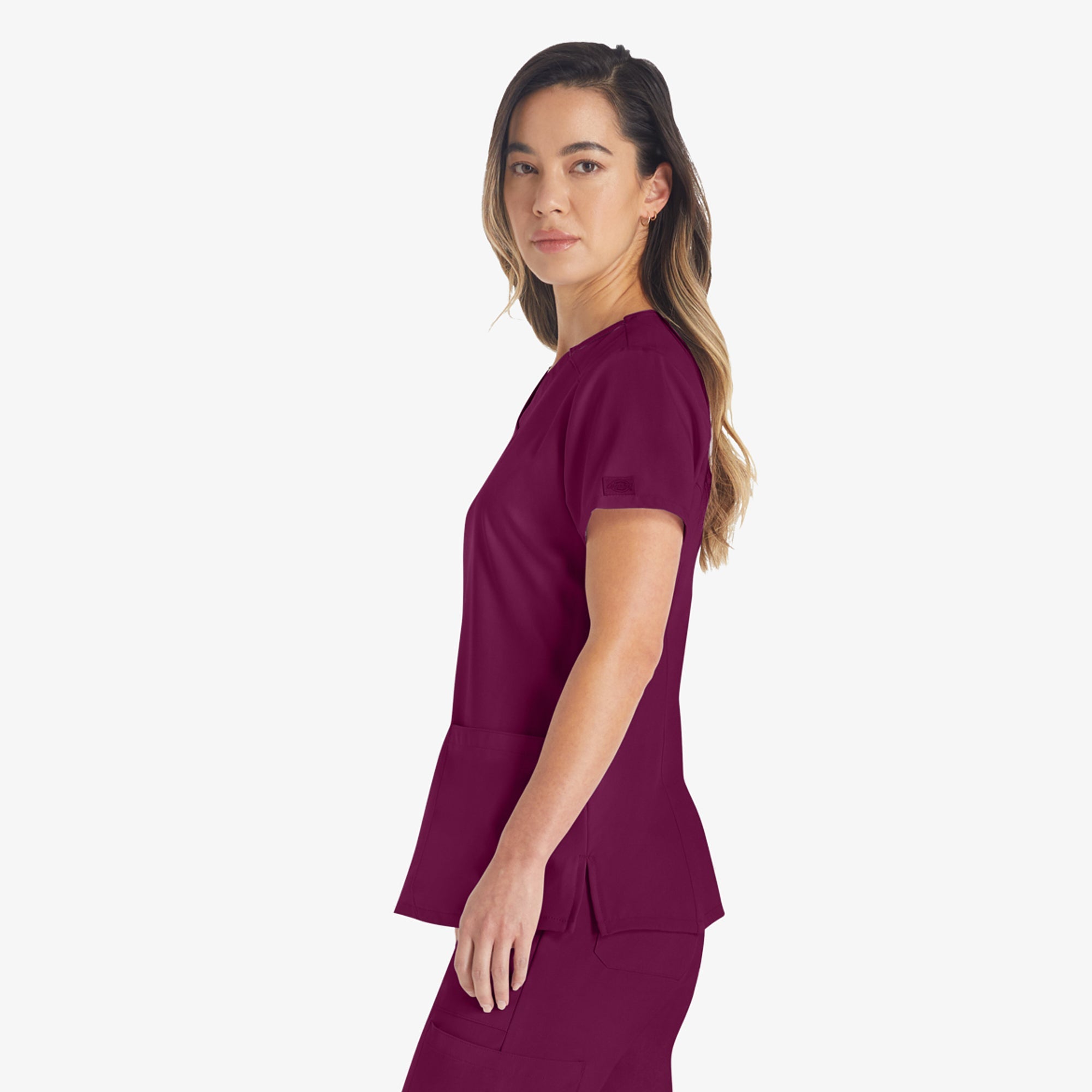 "Women's EDS Essentials V-Neck Scrub Top"