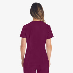 "Women's EDS Essentials V-Neck Scrub Top"